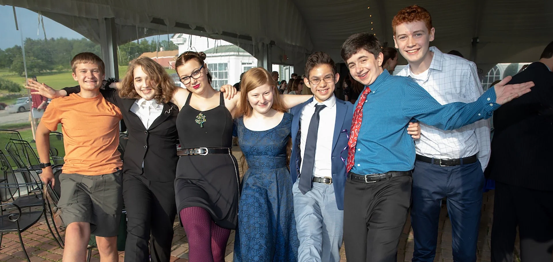 group of students celebrating at graduation